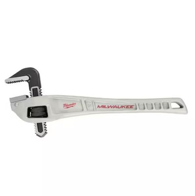 48-22-7184 Aluminum Over Bite Jaw 14'' Offset Pipe Wrench Milwaukee