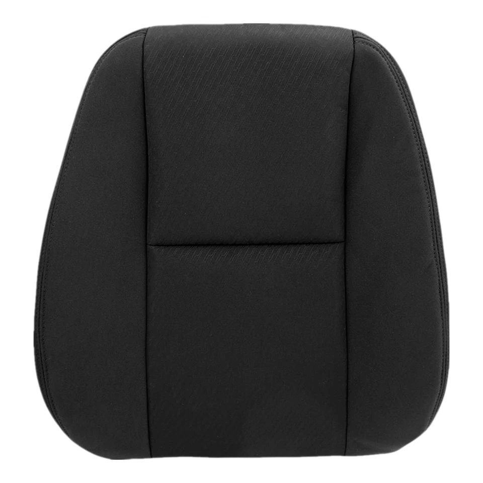 For 2008 2009 GMC Sierra 2500 HD Driver And Passenger Cloth Seat Cover Black - Image 3 of 4