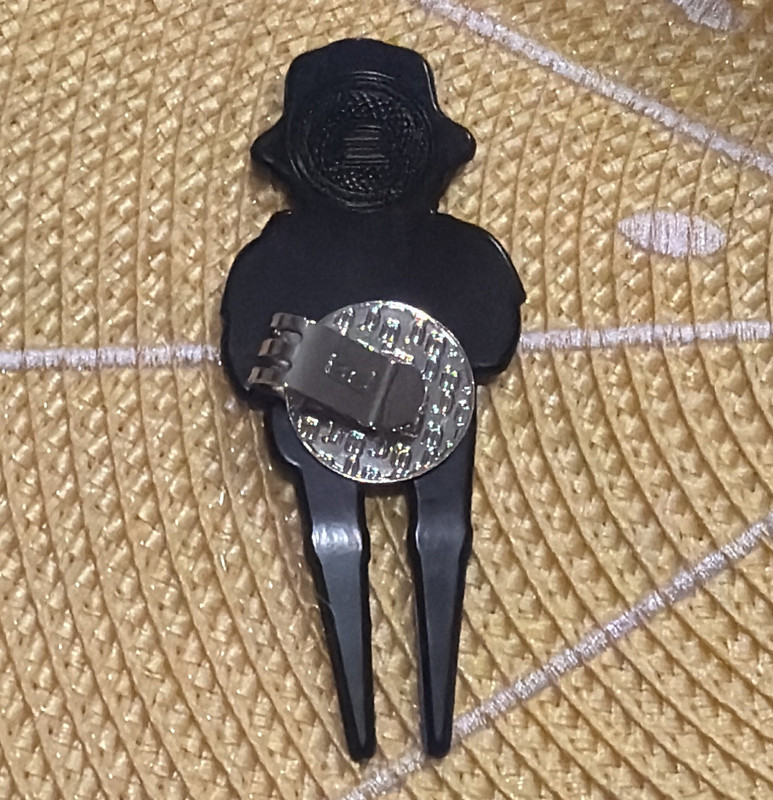 Caddyshack Golf Divot Tool/ Magnetic Ball Marker with tumbler shot glass