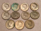 Lot of 11 - Kennedy Halves - Half Dollars - 40% Silver