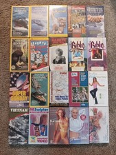 Lot of 20 Documentaries VHS Films Movies - Still Sealed and New 31