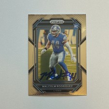 2022 Panini Prizm #350 MALCOLM RODRIGUEZ Autographed Rookie Card