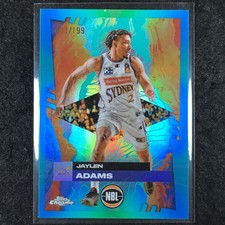 2024-25 Topps Chrome NBL JAYLEN ADAMS Base Aqua /199 #82