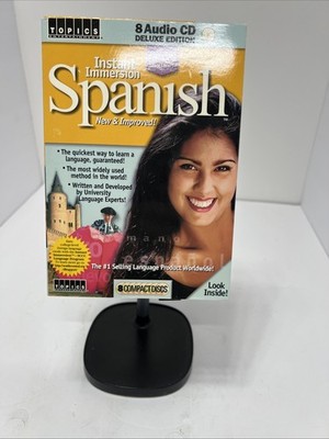 Instant Immersion Spanish Workbook by Topics Entertainment Staff (2003, Trade...