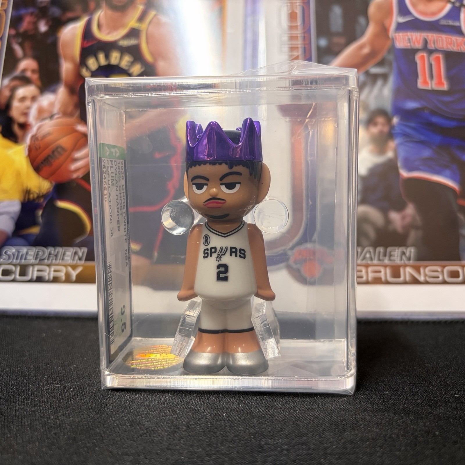 2026 Ghostwrite NBA Dylan Harper Plum /30 Graded AFA 9.5 Spurs Purple Rookie RC