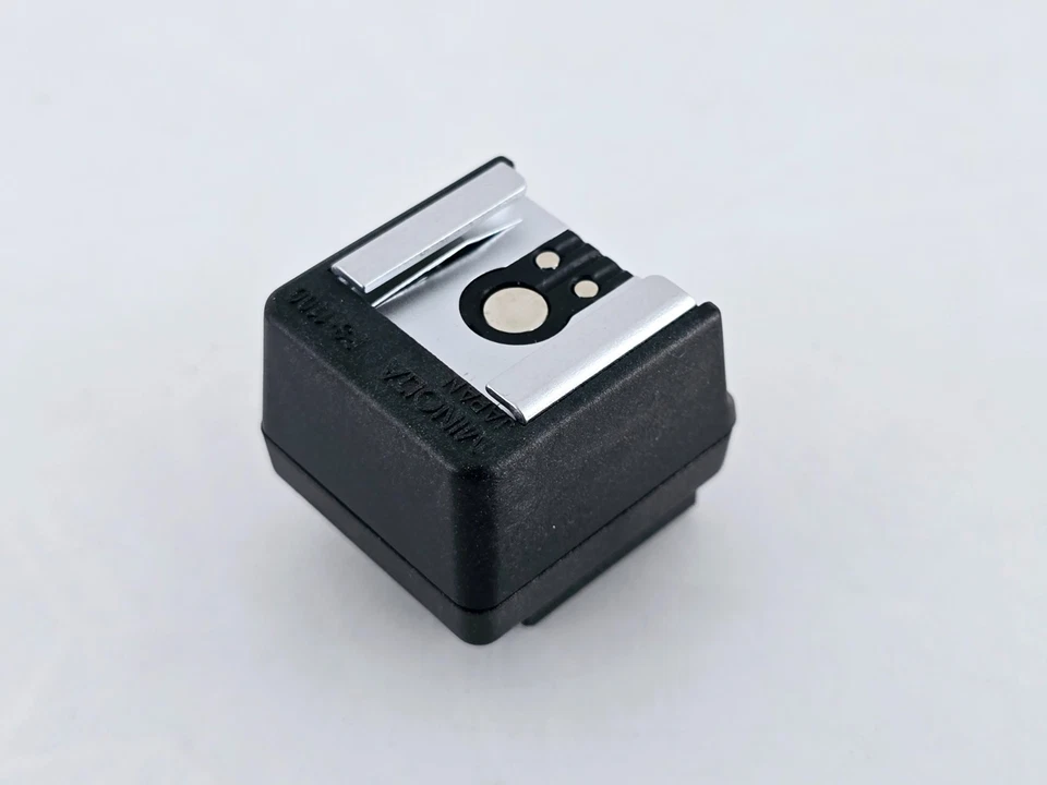 🌸[Excelente COMO NUEVO] Adaptador de zapata caliente unidad flash original Minolta FS-1100 de JAPÓN Foto 3 de 4