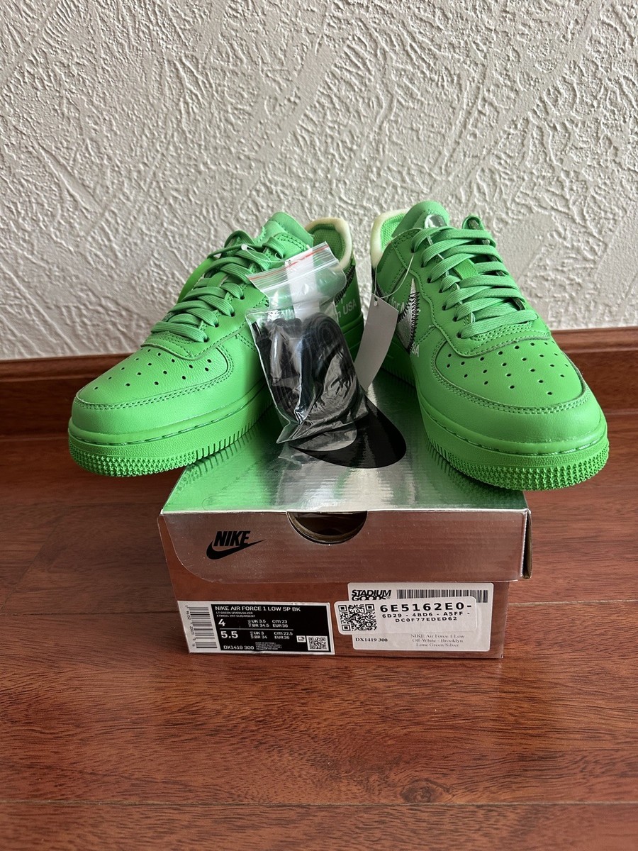 Off-White x Air Force 1 Low Brooklyn - DX1419-300 - 4M/5.5W Virgil