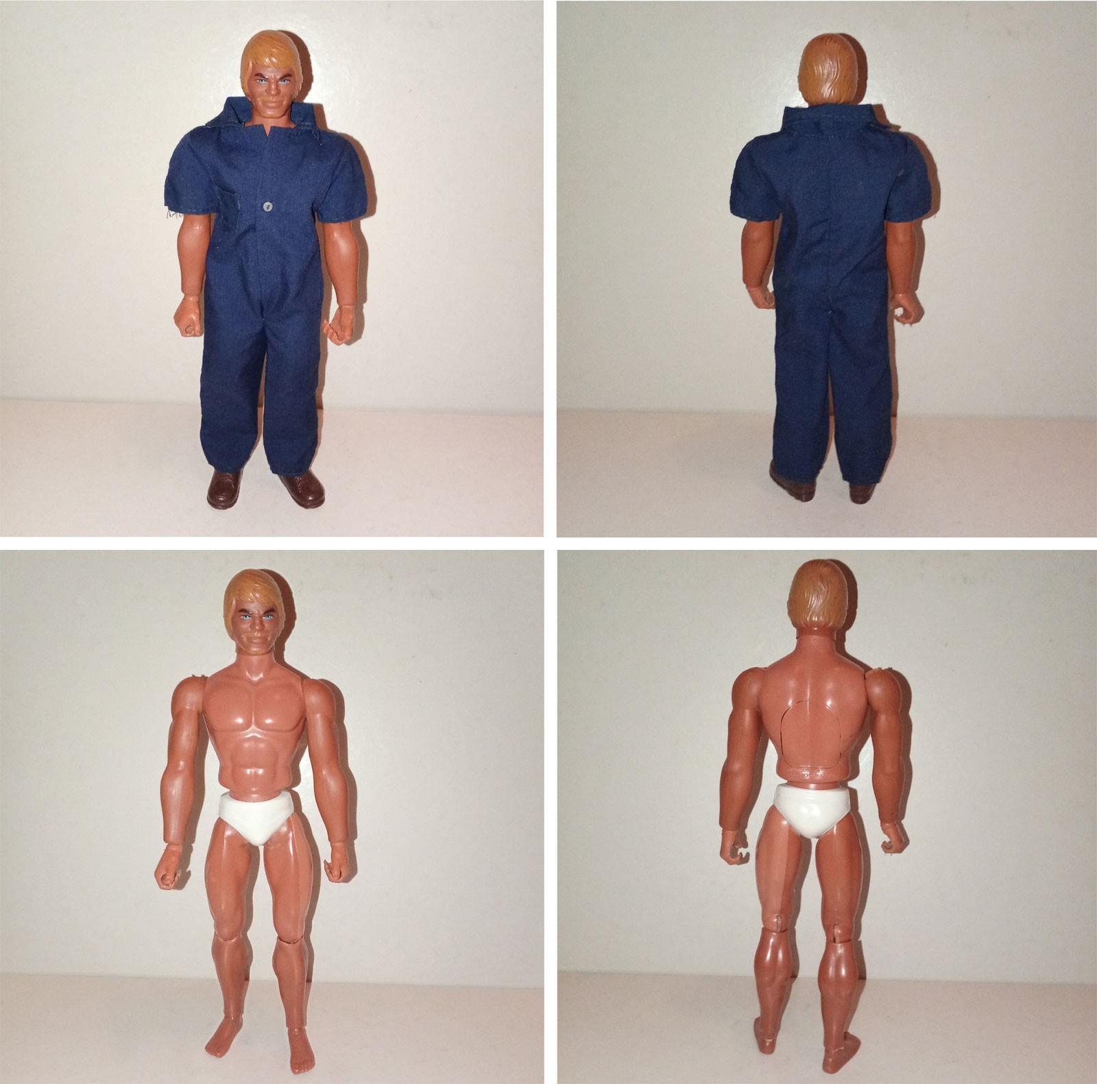 BIG JIM MATTEL #9934 BIG JEFF + VINTAGE OUTFIT 1978 VGC ADVENTURE SPY SERIES