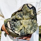 17.66LB Natural Turtle Back Stone Dragon Crystal Cave Crack Gem Healing — photo 2