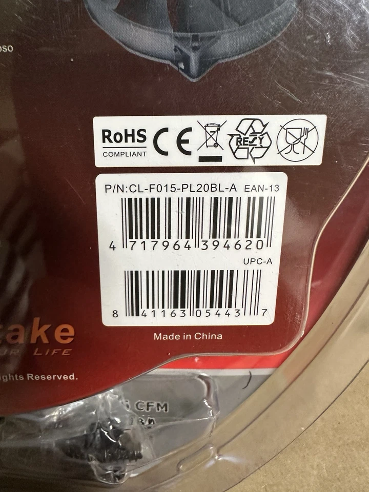 Thermaltake Pure 20 Computer Case Fan 200mm Black NEW - Image 4 of 4