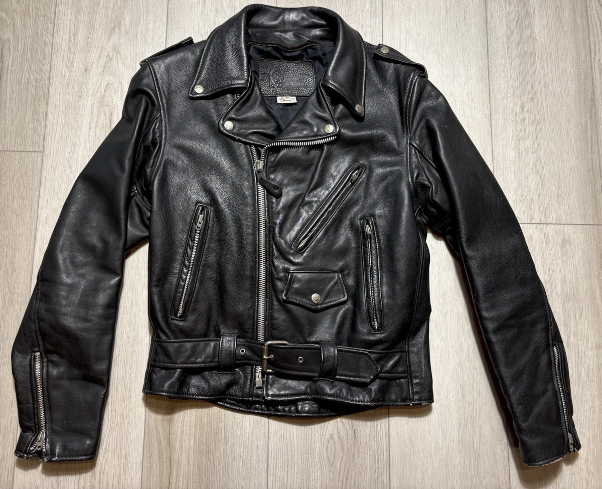 vintage leather jacket 38 products for sale | eBay