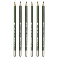 6Pcs Watercolor Pencil for Coloring, Drawing, Painting, Olive Green