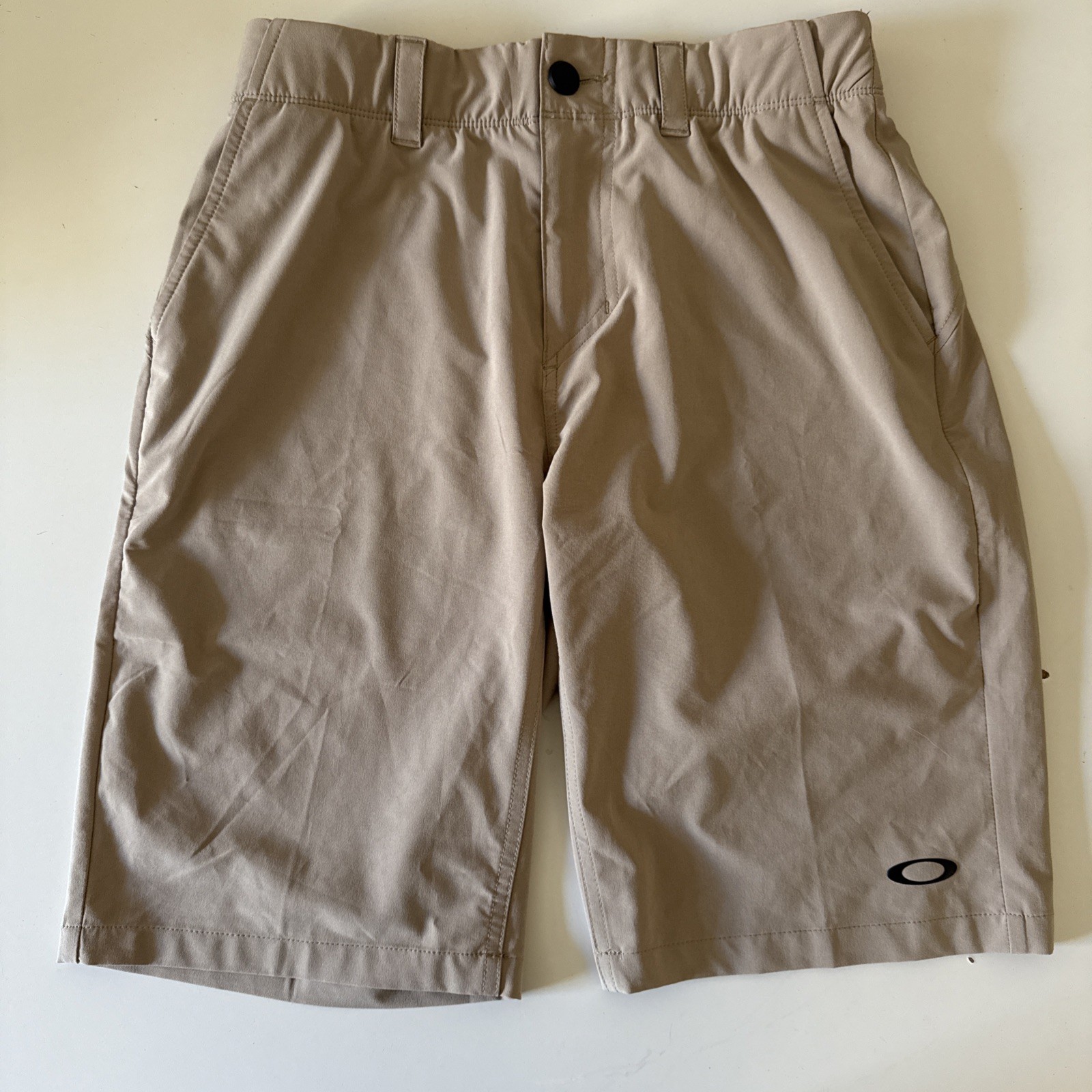 Oakley Shorts Mens Size 28 Khaki Chinos Stretch Performance Casual Golf Walking