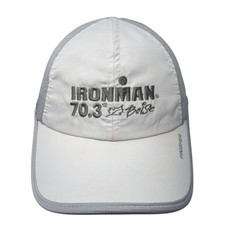 Ironman 70.3 Boise Finisher Slideback Hat White One Size Embroidered