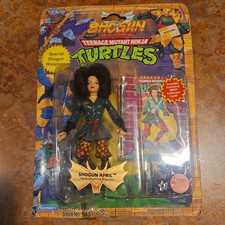 Shogun April O'Neil (Vintage TMNT Ninja Turtles, Playmates) SEALED Rough Bubble