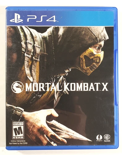 Mortal Kombat X 10 (Sony PlayStation 4, 2015) PS4 CIB Complete Manual - Tested