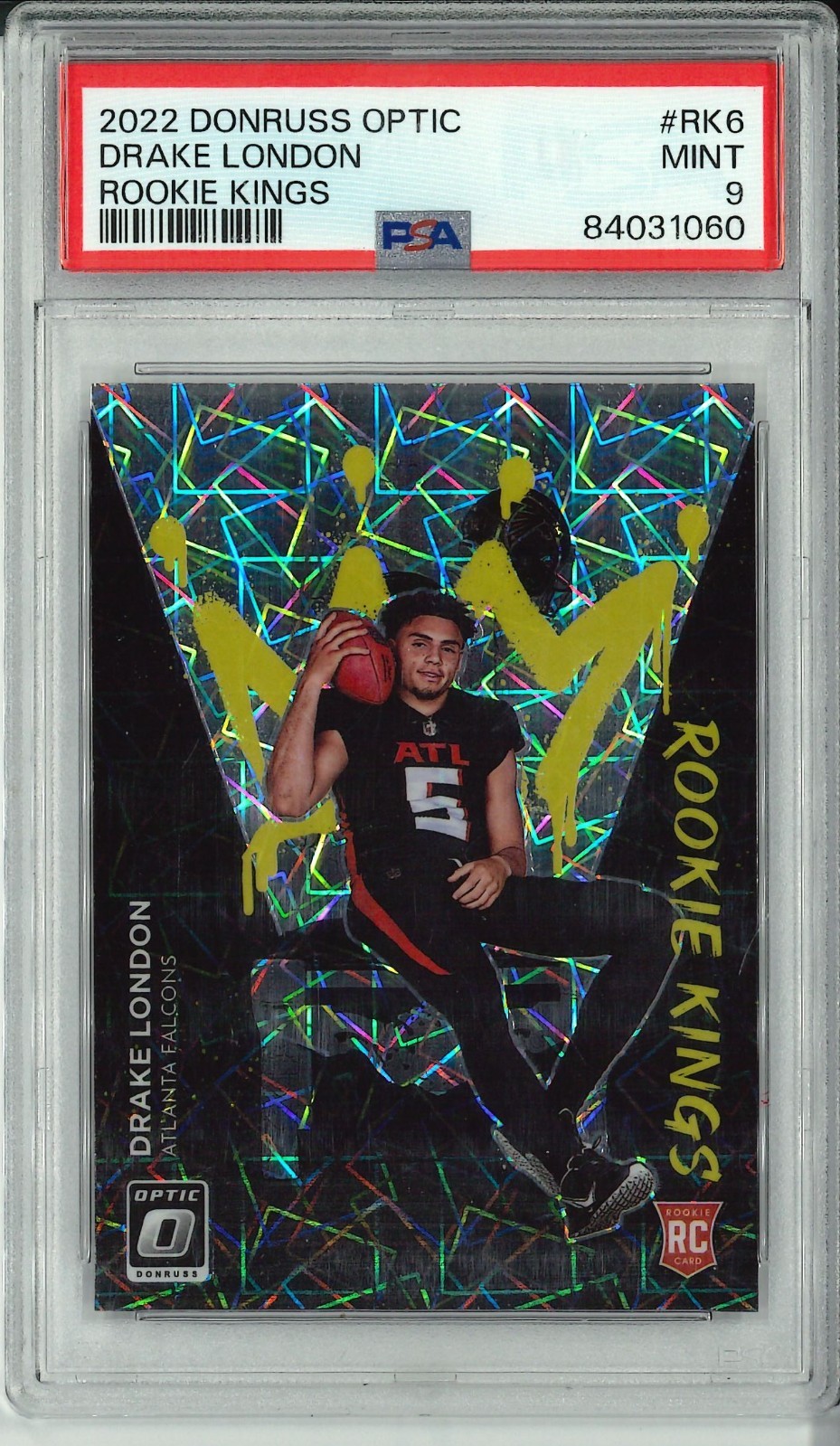2022 Panini Donruss Optic - Rookie Kings Drake London #RK-6 (RC)