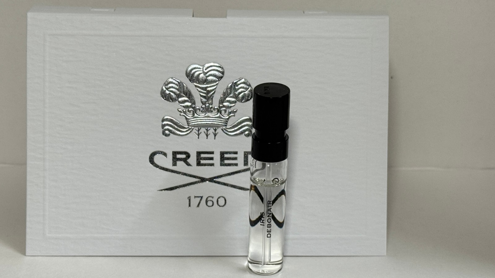 Creed IRIS DEBONAIR  Eau de Parfum Sample Size On Card NEW RELEASE 2026 !!!!!!