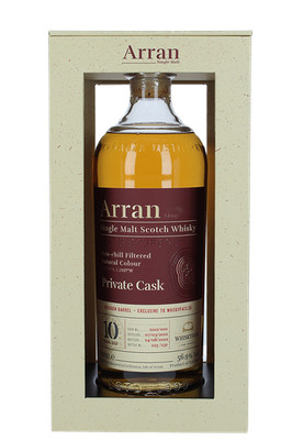 Arran 2012/2022 - 10 Jahre - Private Cask - Single Malt Whisky (157 EUR/l)
