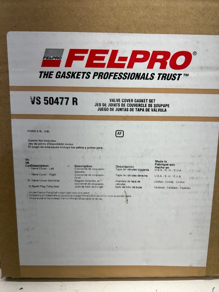 Juego de juntas de cubierta de válvula de motor Fel-Pro VS 50477 R Foto 2 de 2