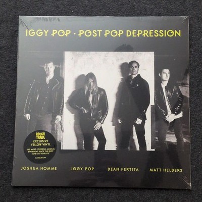 Iggy Pop - Post Pop Depression Rough Trade Exclusive Yellow Colored Vinyl Ed NEW