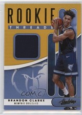 2019-20 Panini Absolute Memorabilia Rookie Threads Level 1 Brandon Clarke 0nm7