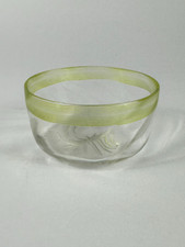 Antikes Glas Schälchen Grün Geschliffen Alt...