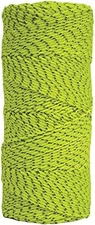 Kraft Tool BC354 Bonded Braided Nylon Line (Green & Black) - 500-Feet, Green 
