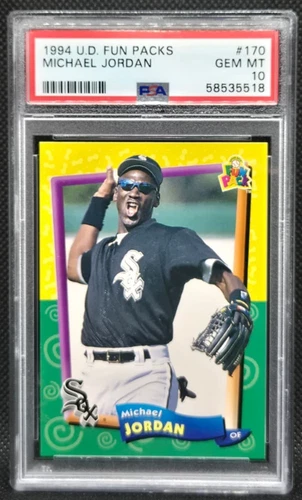 PSA 10 MICHAEL JORDAN 1994 Upper Deck Fun Packs GEM MINT #170