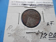 Germany Third Reich 1939 D 1 pfenning