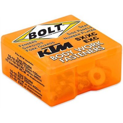 Bolt MC Hardware Full Plastic Fastener Kit for KTM KTM-PFK2