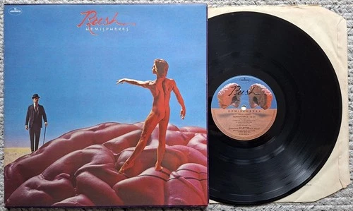 Rush "Hemispheres" First UK Press 1978 VG Max Webster Neil Peart Alex Lifeson