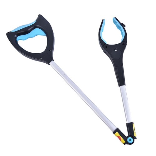 33" Pick Up Helping Hand Foldable Grabber Long Reaching Arm Extension Tool Trash - Picture 2 of 12