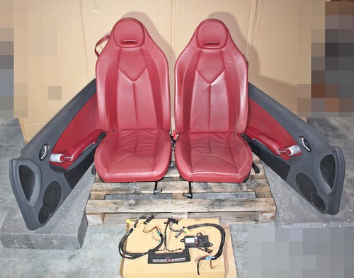 Mercedes SLK R171 W171 Sitze Sitz Rechts Links Airscraft Rote Lederausstattung