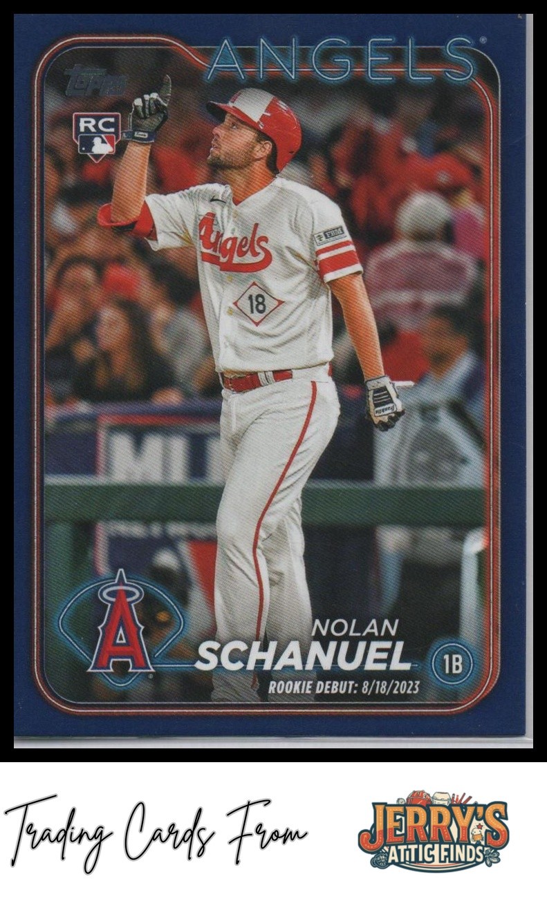 2024 Topps Update #US193 Nolan Schanuel Royal Blue