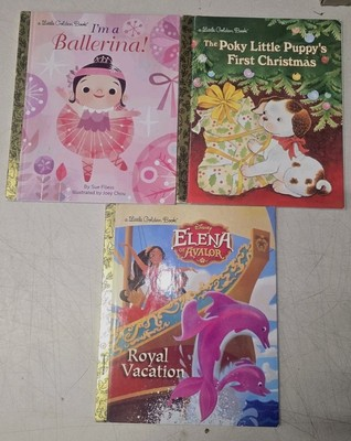 #ad Lot of 3 Childrens Books BALLERINA Little Puppy ELENA PRINCESS Adventure $4.99