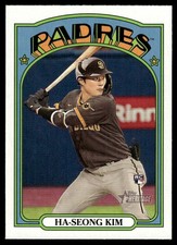 2021 TOPPS HERITAGE BASEBALL CARD HA-SEONG KIM #619 RC SAN DIEGO PADRES 6541