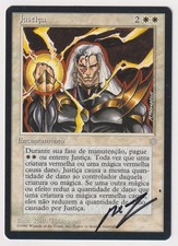 Signed Portuguese Justice Proof HP Ice Age Artist Ruth Thompson MTG Magic AP!