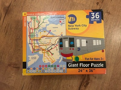 New York City Subway Puzzle 36 Pieces Ages 3+