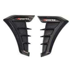 Universal Car Fender Side Vents, Air Flow Intake Hole Grille Side Black