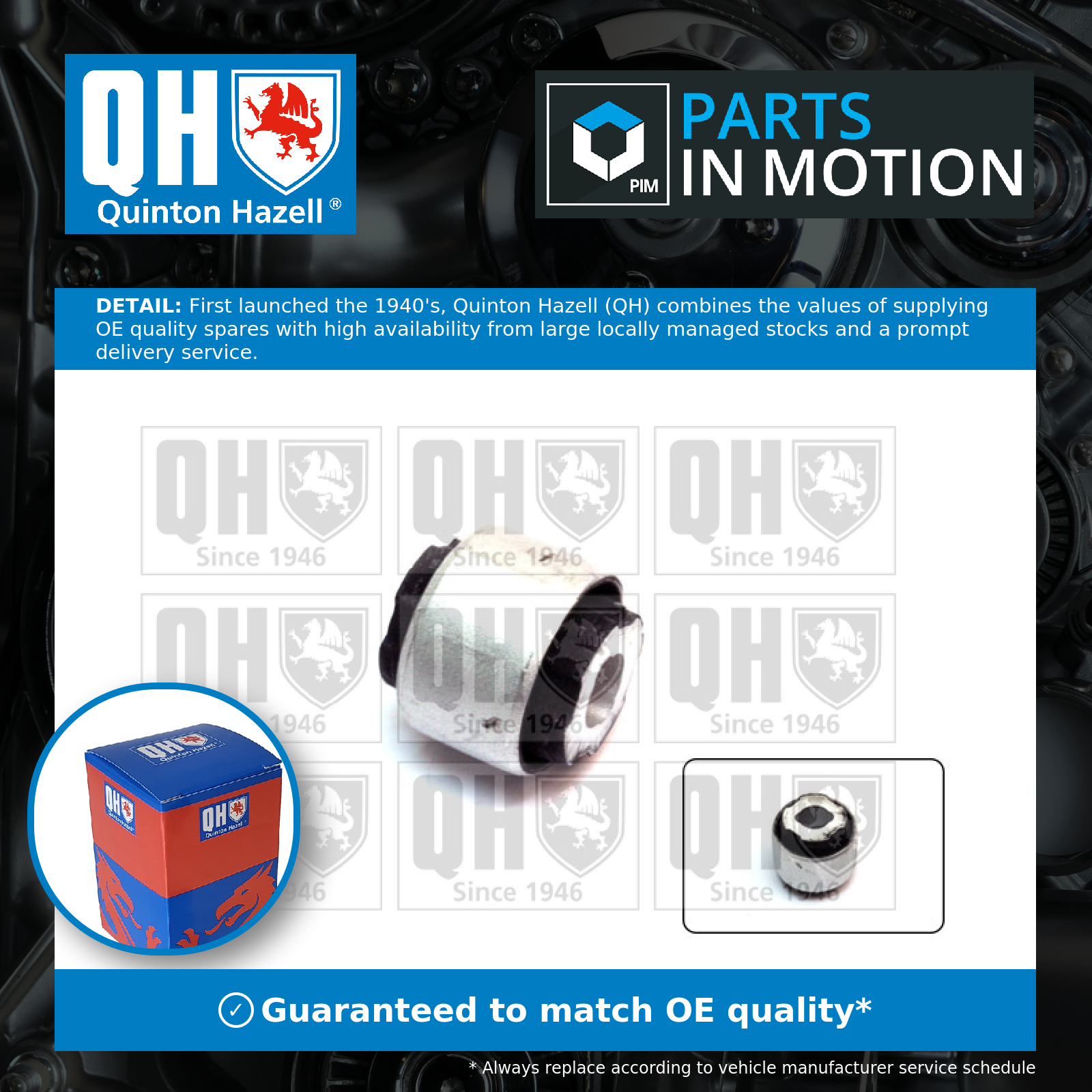 Wishbone / Control / Trailing Arm Bush EMS8567 Quinton Hazell Mounting 5131C3