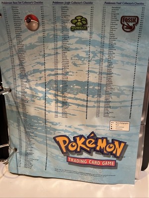 Pokemon Trading Card 3 Ring Binder Folder Nintendo 1999 Wizards of The Coast for sale online | eBay Pokemon Trading Card 3 Ring Binder Folder Nintendo 1999 Wizards of The Coast for sale online | eBay