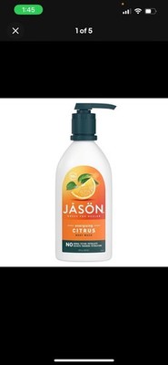 JASON Citrus Energizing Body Wash 30oz Gentle Clean Vegan Formula