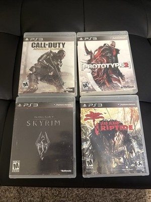 PlayStation 3 Game Bundle. Skyrim,dead Island,prototype 2,call Of Duty
