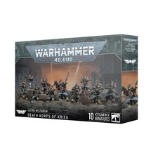 Warhammer 40k: Astra Militarum Death Korps of Krieg 10 Troopers Mini Figures