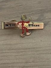  Vintage Reddy Kilowatt Tie Clip Electricity Electric Power Company Character 