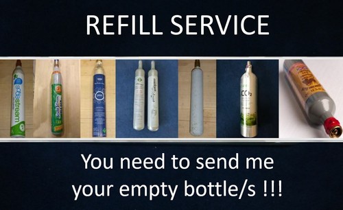 PAINTBALL / AIRGUN Fish Tank CO2 REFILL SERVICE 20 oz - REFILL for YOUR bottle! - Picture 2 of 7