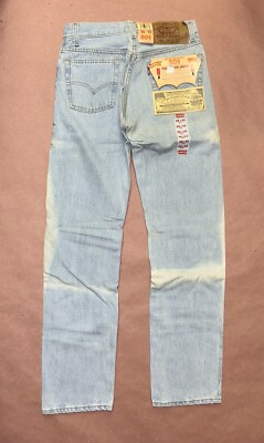 Vintage Levis 501 Pre-Shrunk, Rare Deadstock, New With Tag Jeans