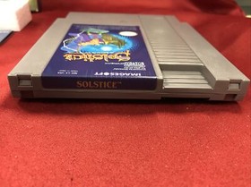 Solstice: The Quest for the Staff of Demnos (Nintendo NES) CIB COMPLETO L🟣🟣K