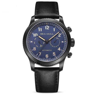 SEA-GULL Seagull ST25  Date Aviator Pilot Automatic Watch C3 43mm